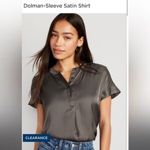 Old Navy Satin Shirt